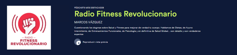 Programa Radio Fitness revolucionario
